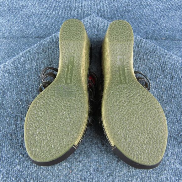 American Eagle Women Flip Flop Sandal Shoes Size 8.5 Medium Brown Synthetic - Picture 7 of 9